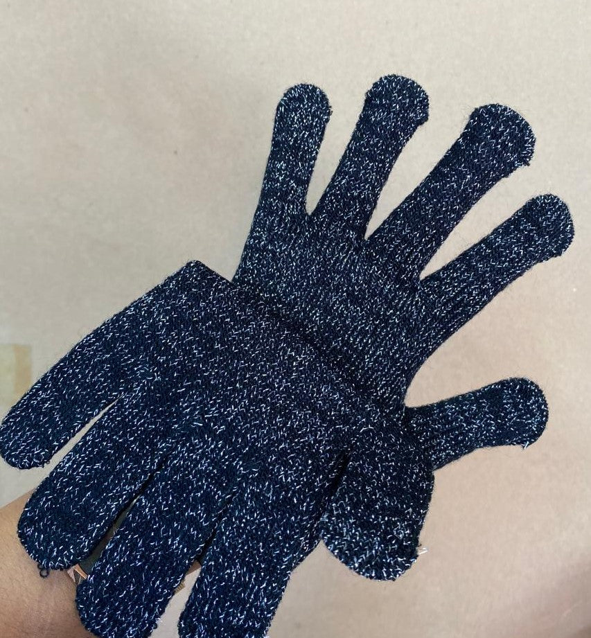 GUANTES BRILLOSOS