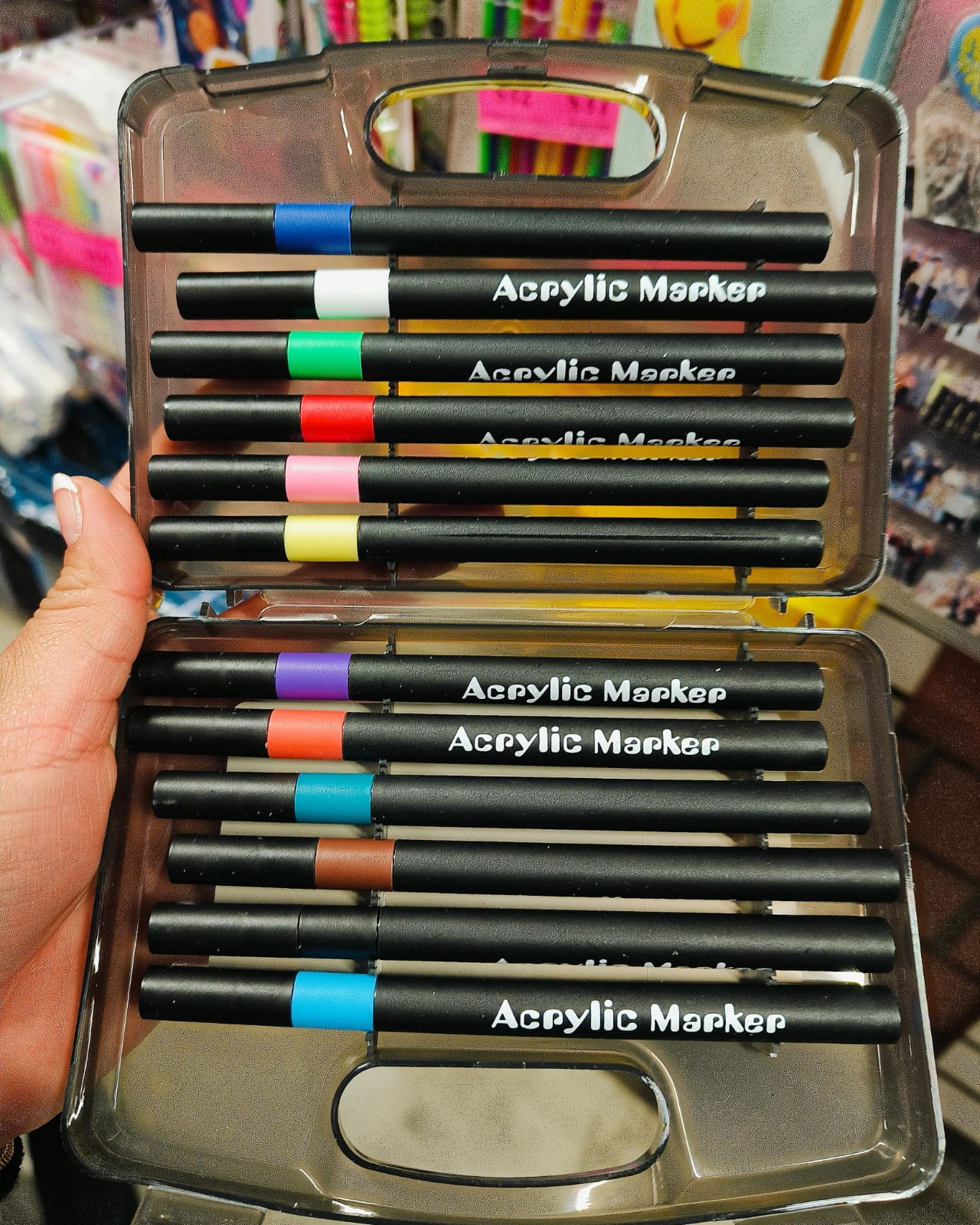 MARCADOR ACRILICO PUNTA PINCEL