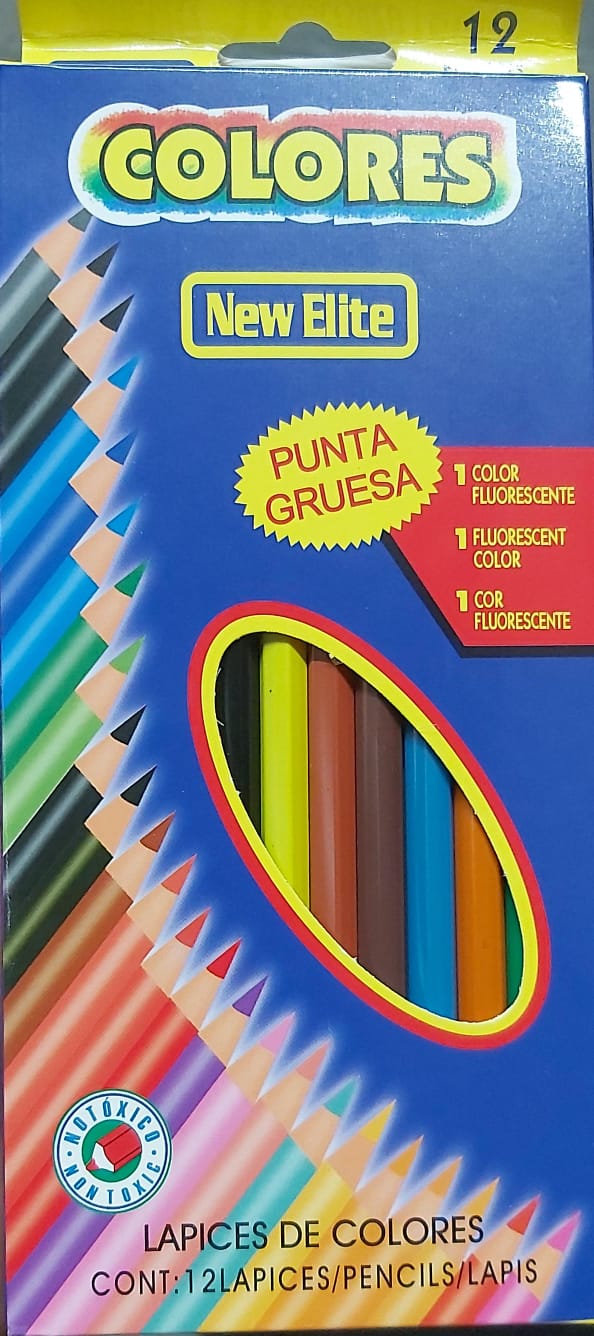 COLORES 12PZAS