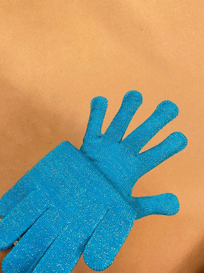 GUANTES  BRILLOSOS