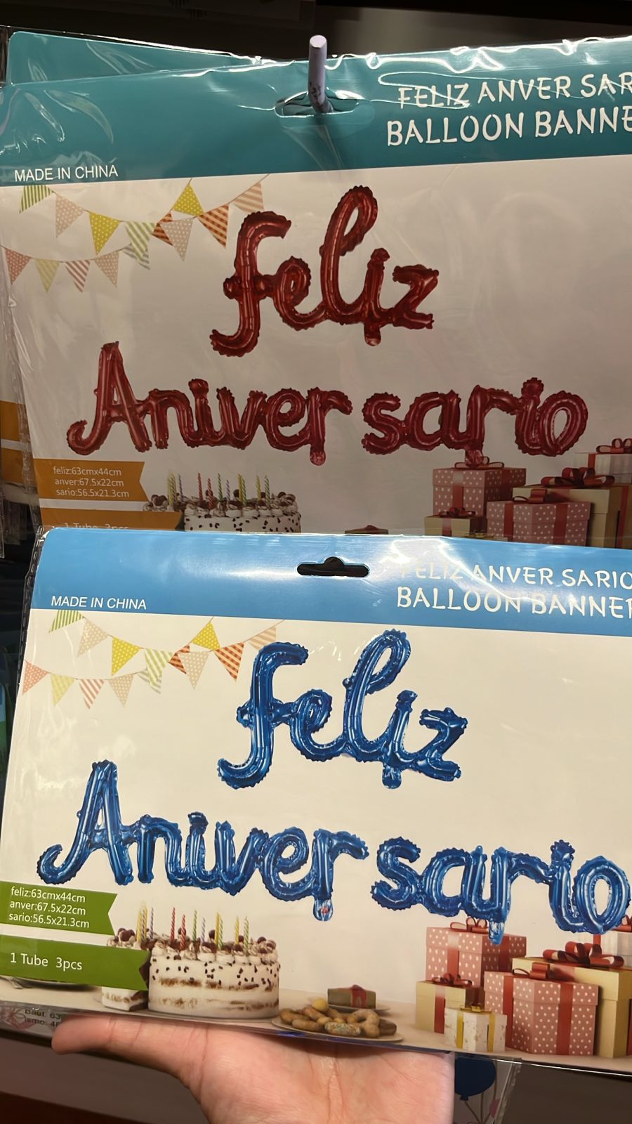 GLOBO FELIZ ANIVERSARIO QLT0313