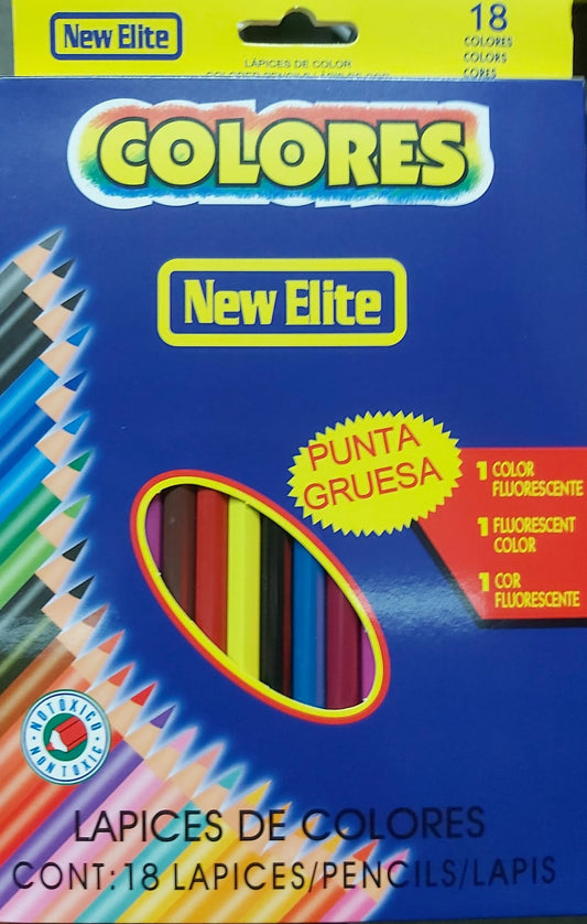 COLORES 18PZAS