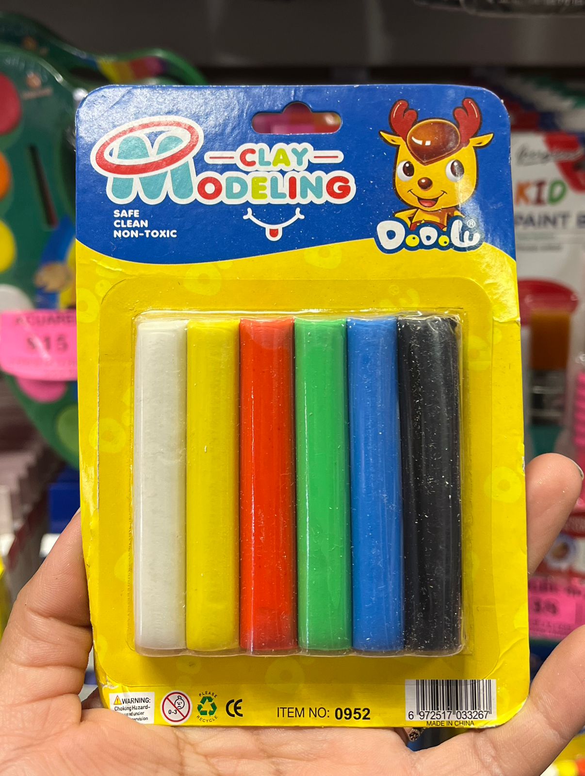 BARRAS DE PLASTILINA WJY0655