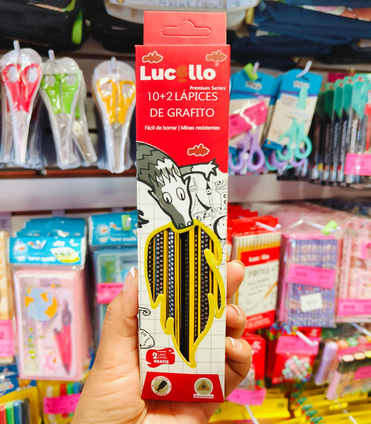 PAQ LAPIZ LUCELLO 12PZAS