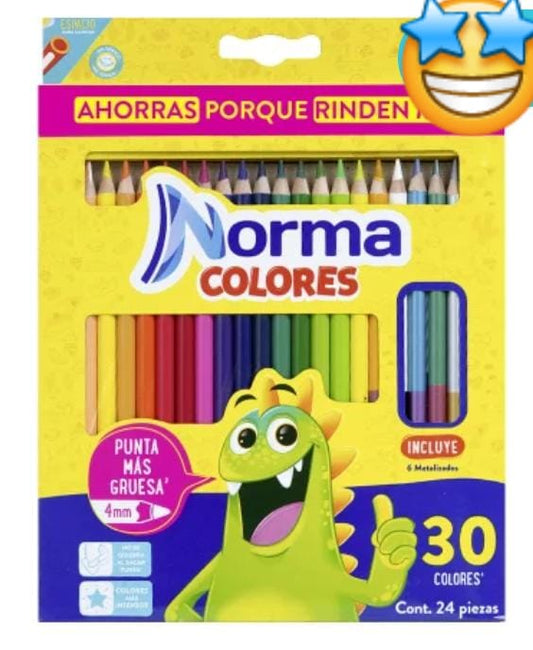 COLORES NORMA 30 COLORES