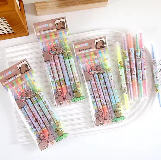 MARCATEXTOS 6PZAS CAPIBARA