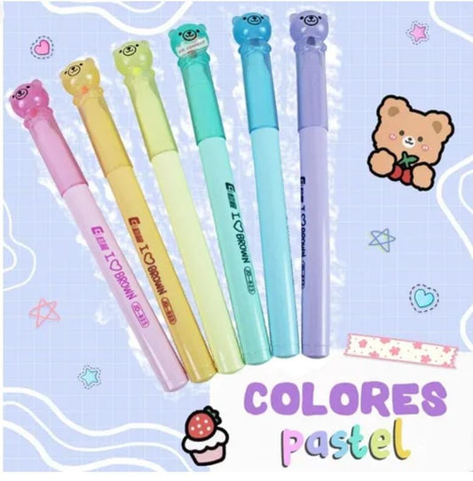 MARCATEXTOS OSITO 6PZ