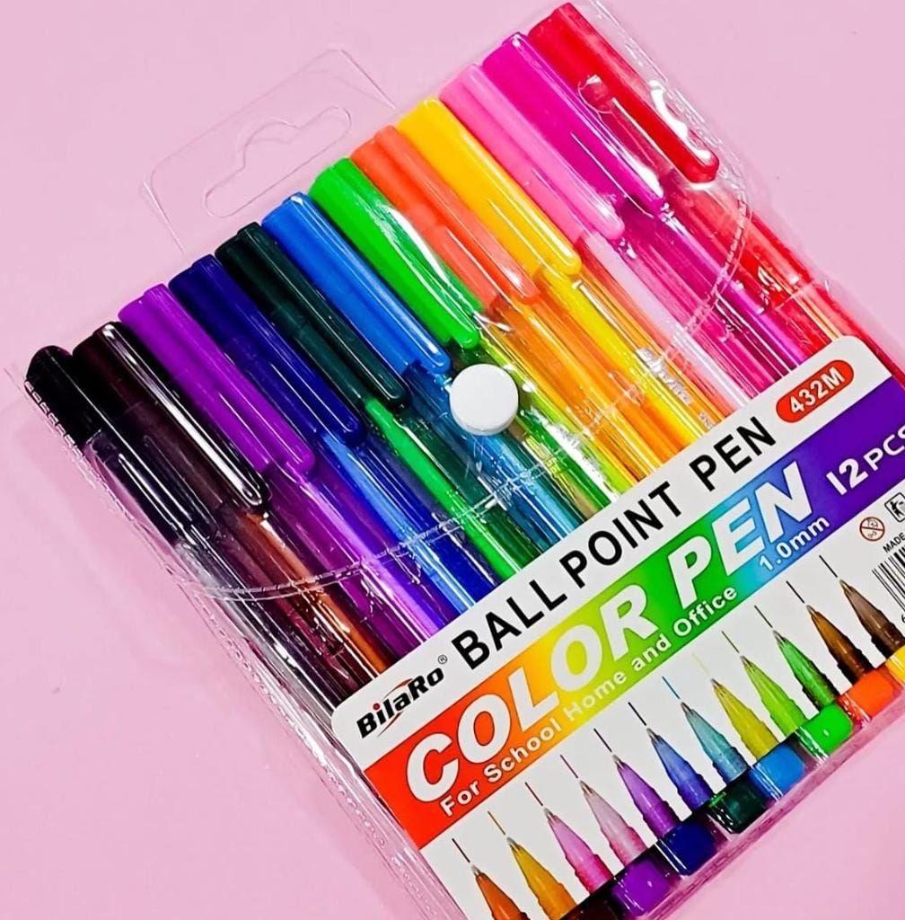 PLUMA COLORES 12PZ #432M