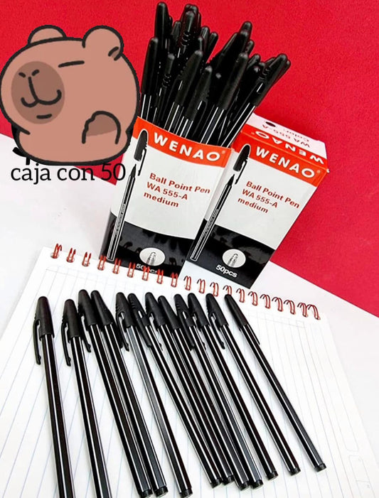 LAPICEROS 50 PZAS WENAO