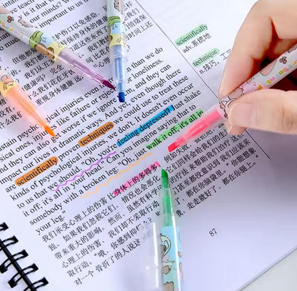 MARCATEXTOS 6PZAS CAPIBARA