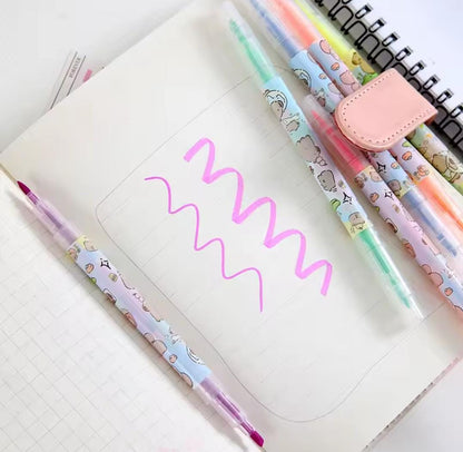 MARCATEXTOS 6PZAS CAPIBARA