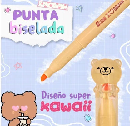 MARCATEXTOS OSITO 6PZ