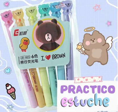 MARCATEXTOS OSITO 6PZ