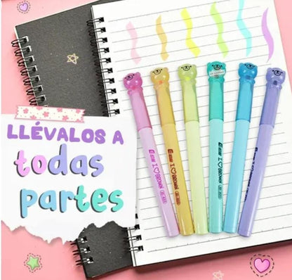 MARCATEXTOS OSITO 6PZ